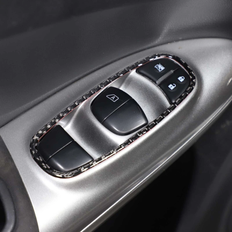 

Soft Carbon Fiber Car Center Control Panel Conditioning Vents Trim Stickers Car Accessories For Nissan Juke Infiniti ESQ 2011-19