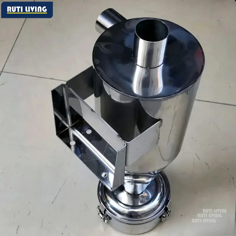Caliber 50mmMaterial Suction Machine, Feeder, Cyclone Dust Collector, Stainless Steel Air Dust Exhaust and Intake Filter