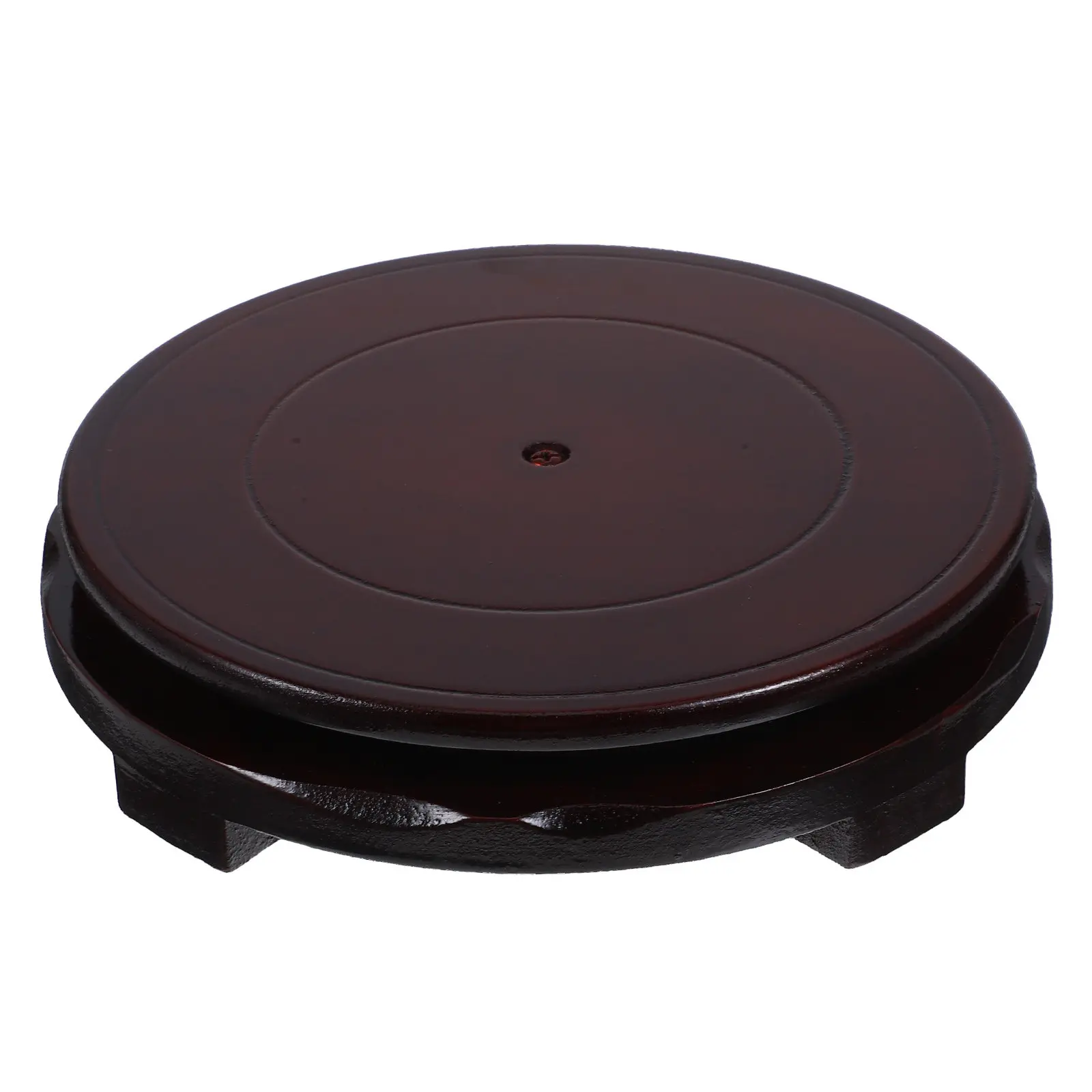 

Подставка для растений под дерево, вращающаяся, с круглым основанием 18 см, регулируемая высота 3-8 см, для небольших растений, бонсай, чайников, ваз, восточный стиль