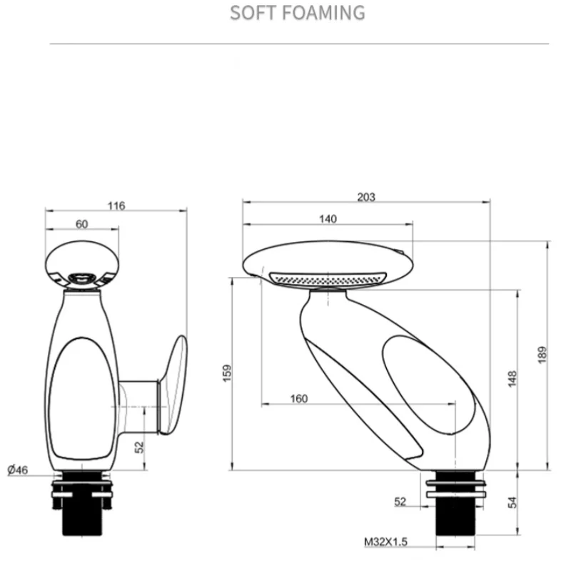 Large LED Light Basin Faucet Temperature Sensitive 4 Modes Outlet Hot Cold Water Sink Mixer Wash Tap Single Hole For Bathroom