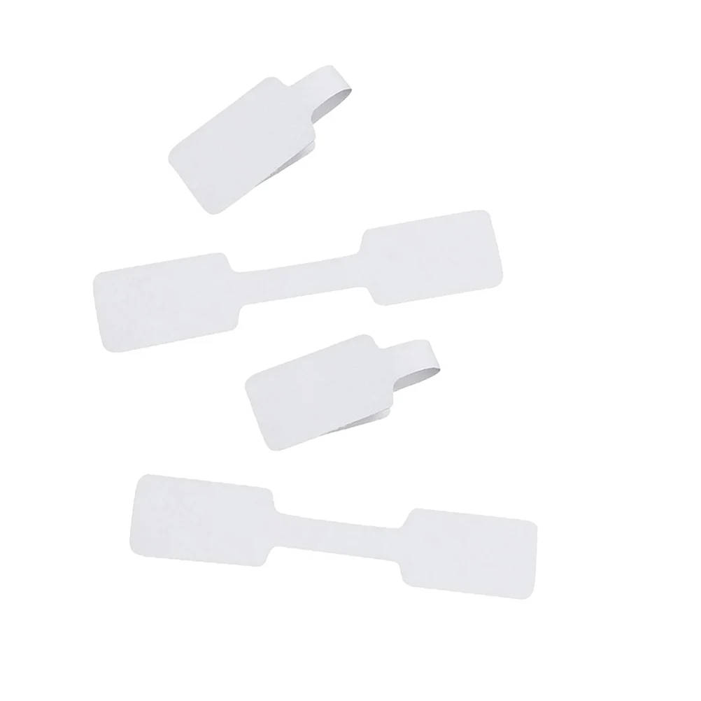 

300pcs Self Adhesive Labels for Jewelry Rings Tags Blank Necklace Price Stickers Display Folder Labels Easy Remove