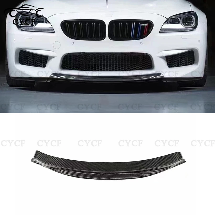 

Для BMW 6-й серии F06 F12 F13 M6 передний бампер из углеродного волокна, спойлер для переднего подбородка, автомобильный Стайлинг, FRP, автомобильные аксессуары