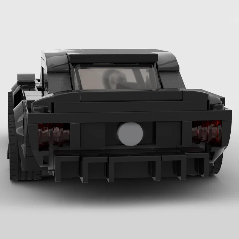 307 PCS Speed Hypercar 1965 Mustang Custom Blackstang MOC Customize Modular Building Block Popular Simple DIY Assembly Toy Gift