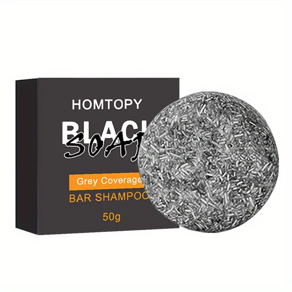 50g Hair Shampoo Soap Bamboo Charcoal Oil Control Shampoo Soap Canas To Hair Hair Dye Gray Shampoo Shampoo Dye Soap R0U0