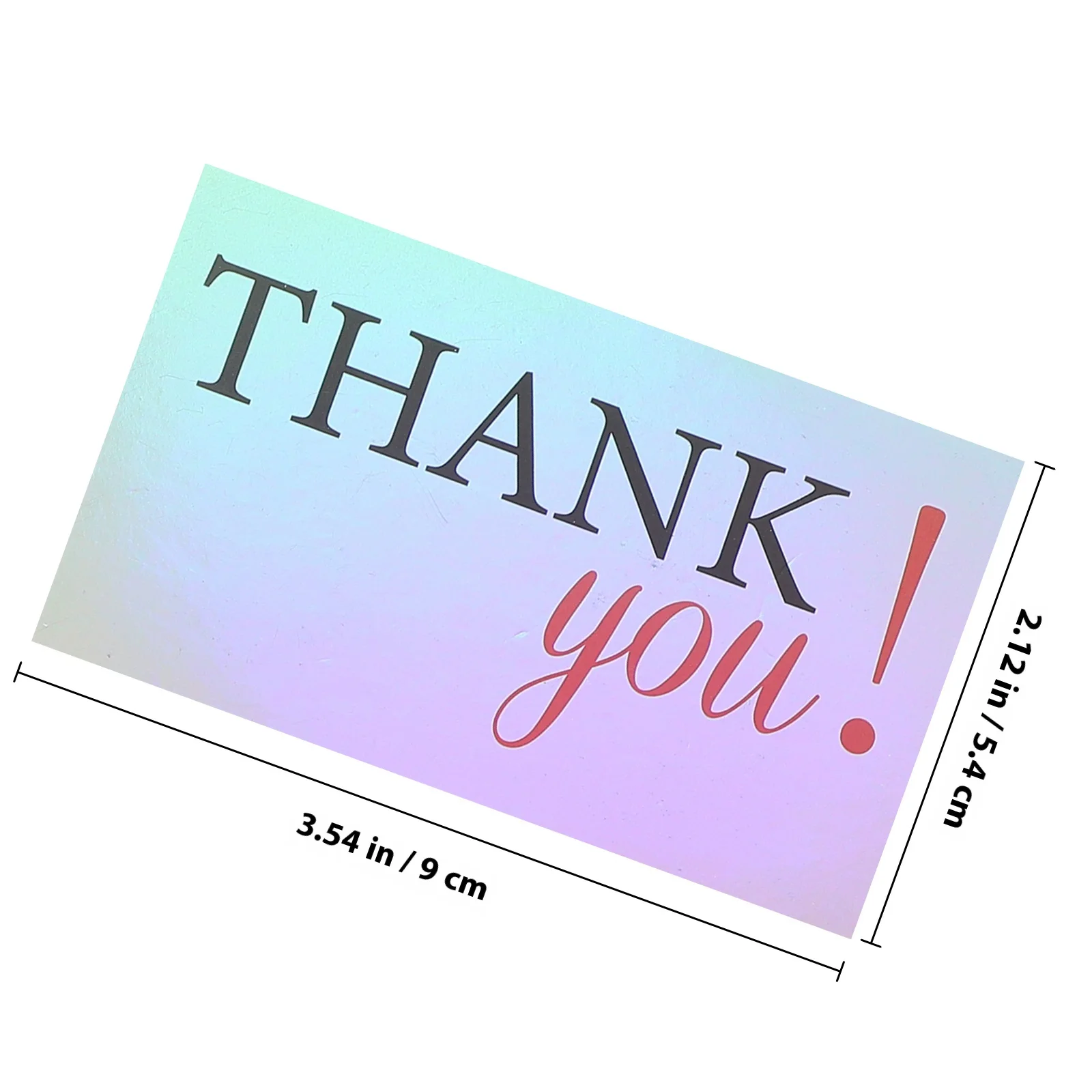 120 Stuks Laser Dank U Kaarten Beschrijfbare Achterkant Dank U Notities Voor Klanten Zakelijke Klant Bonding Happy Mood