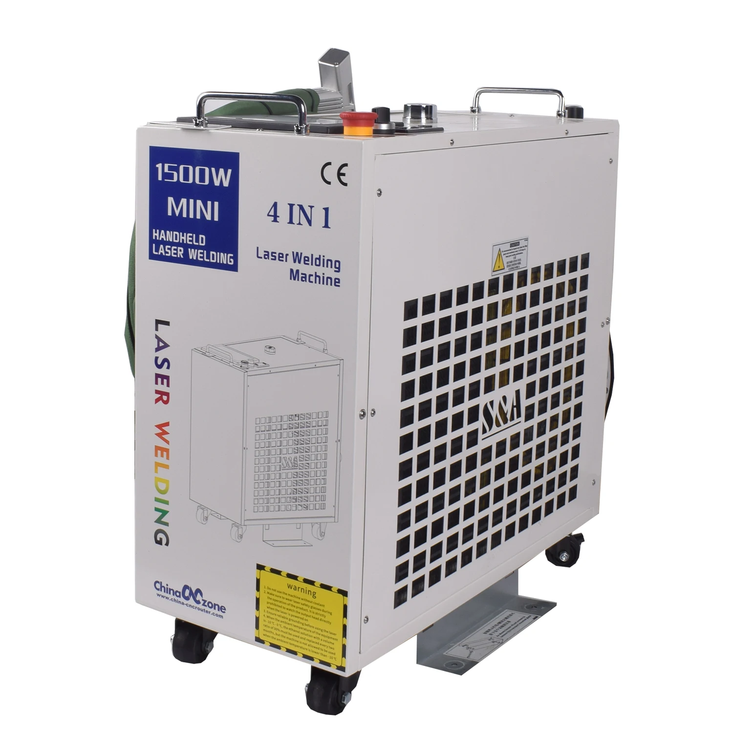 Newest 4-in-1 Metal Cleaning and Rust Removing Fiber Laser Welding Machine