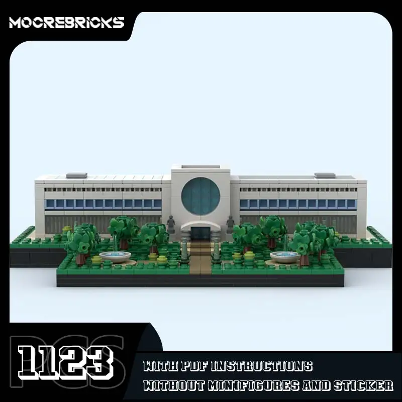 Hot Selling MOC-52262 City Architecture Series Building Blocks Sports Venues Model Technology Bricks Toys Kid's Collection Gifts