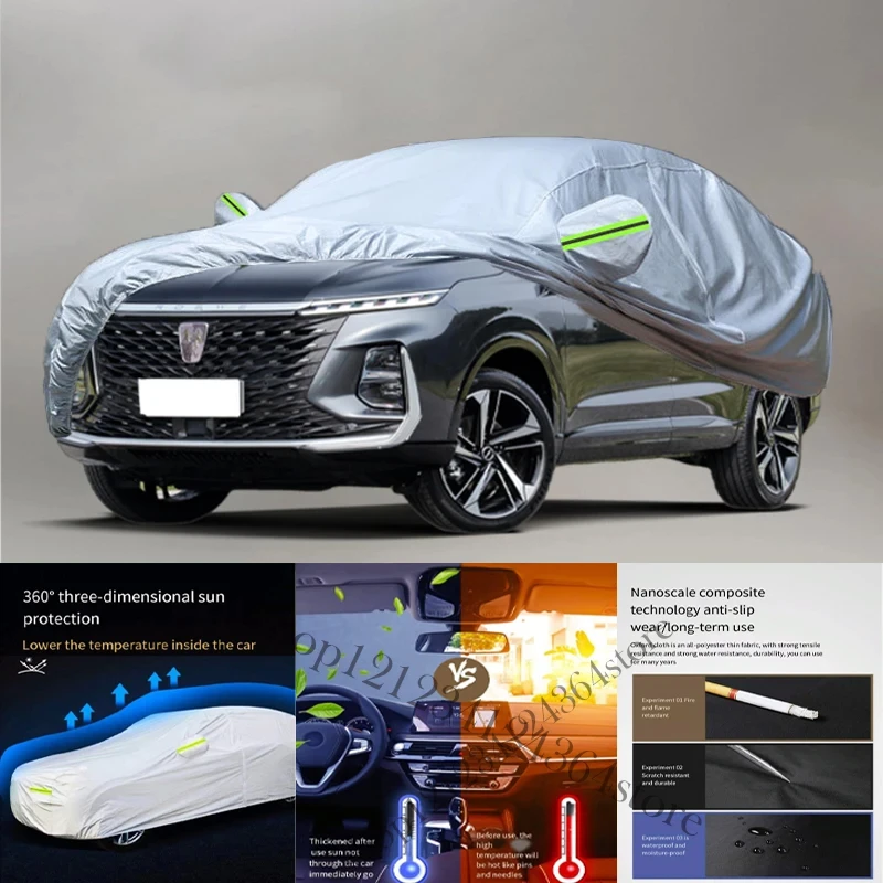 

For it-Roewe-RX5-eMAX Auto Anti snow Anti dust Anti-uv Anti peeling paint And Anti Rainwater 210t car cover Car cover protection