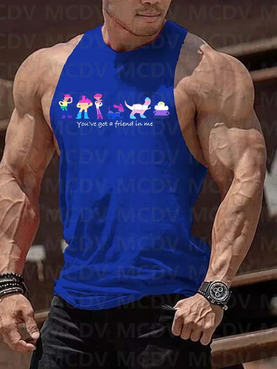 Men's Pride Love Art Print Tank Top Muscle Tee 3D Printed Tank Tops Men Summer Tops