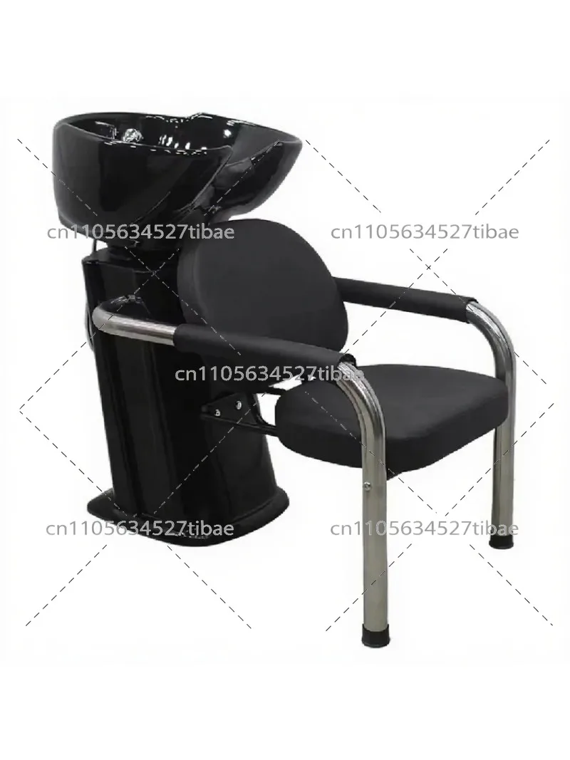 Salon Barber Hair Washing Shampoo Bed Half Lying Flush Beauty Spa Equipment