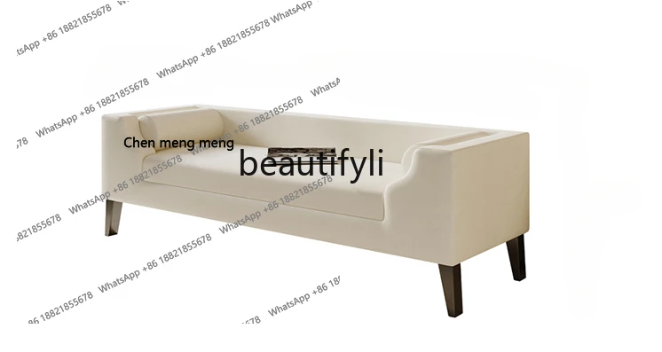 

X American Bedroom Bed End Stool Modern Minimalist Fabric Bedside Sofa Bed Stool Strip Sofa Stool living room furniture