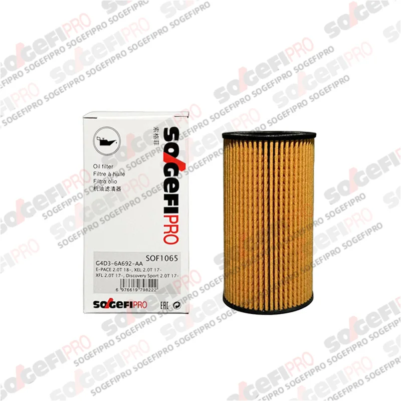 

For Jaguar E-Pace F-Pace XE XF Land Rover Defender Discovery Sport Range Rover Evoque Velar 2.0L SOGEFIPRO Oil Filter SOF1065