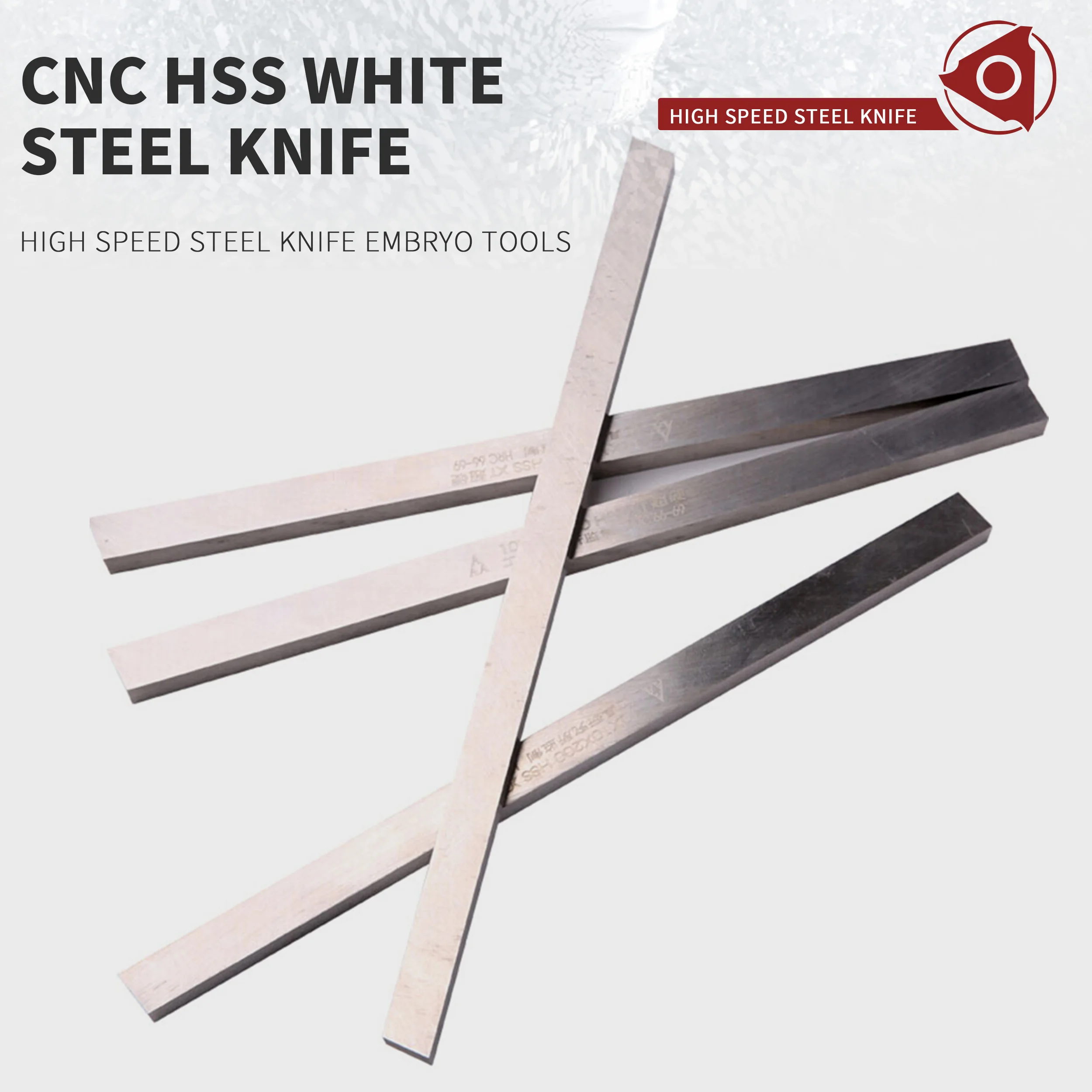 6x300mm 8/10/12/14/16/18/20*300 HSS White Steel Knifes High Speed Steel Tools DIY Knive Long Strip Square Raw Materials Embryo