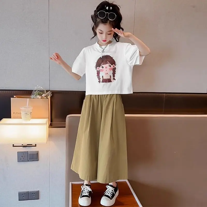Summer Suits for Girls 4 Year Old Girl Clothes 11 12 Years Kids Clothing Children Top Sets 7 Single Cut Elementary Luxury Set 10