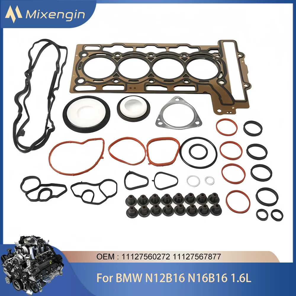 Engine Parts Cylinder Head Gasket kit For BMW N12B16 N16B16 Mini 1.6 GAS 114i 116i 118i 120i R56 R57 R58 R60 F20 F21 2011-2016