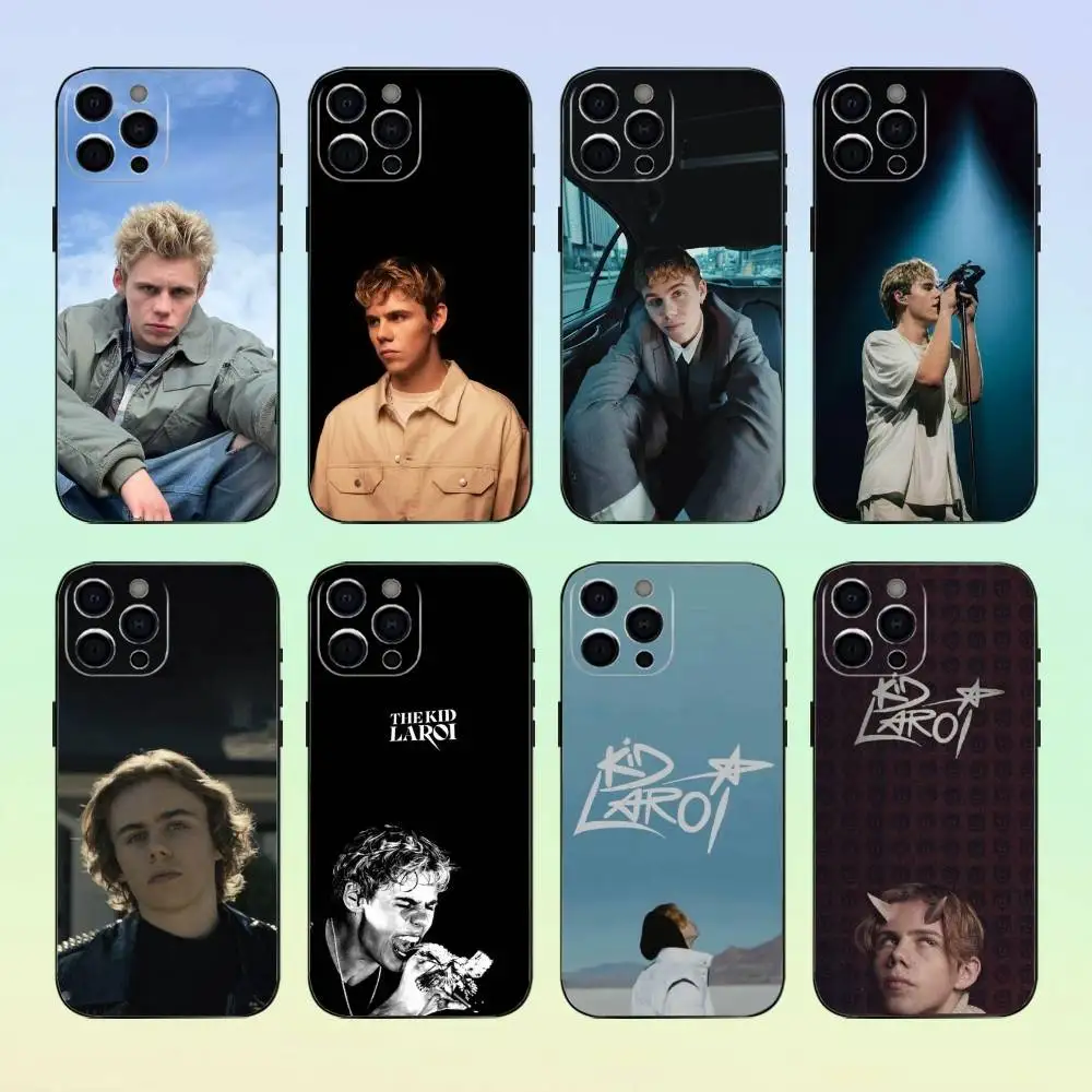 เคสโทรศัพท์ Rap THE KID L-LAROI สำหรับ iPhone 17,16,15,14,13,12,11, ซิลิโคนนิ่มสีดำ