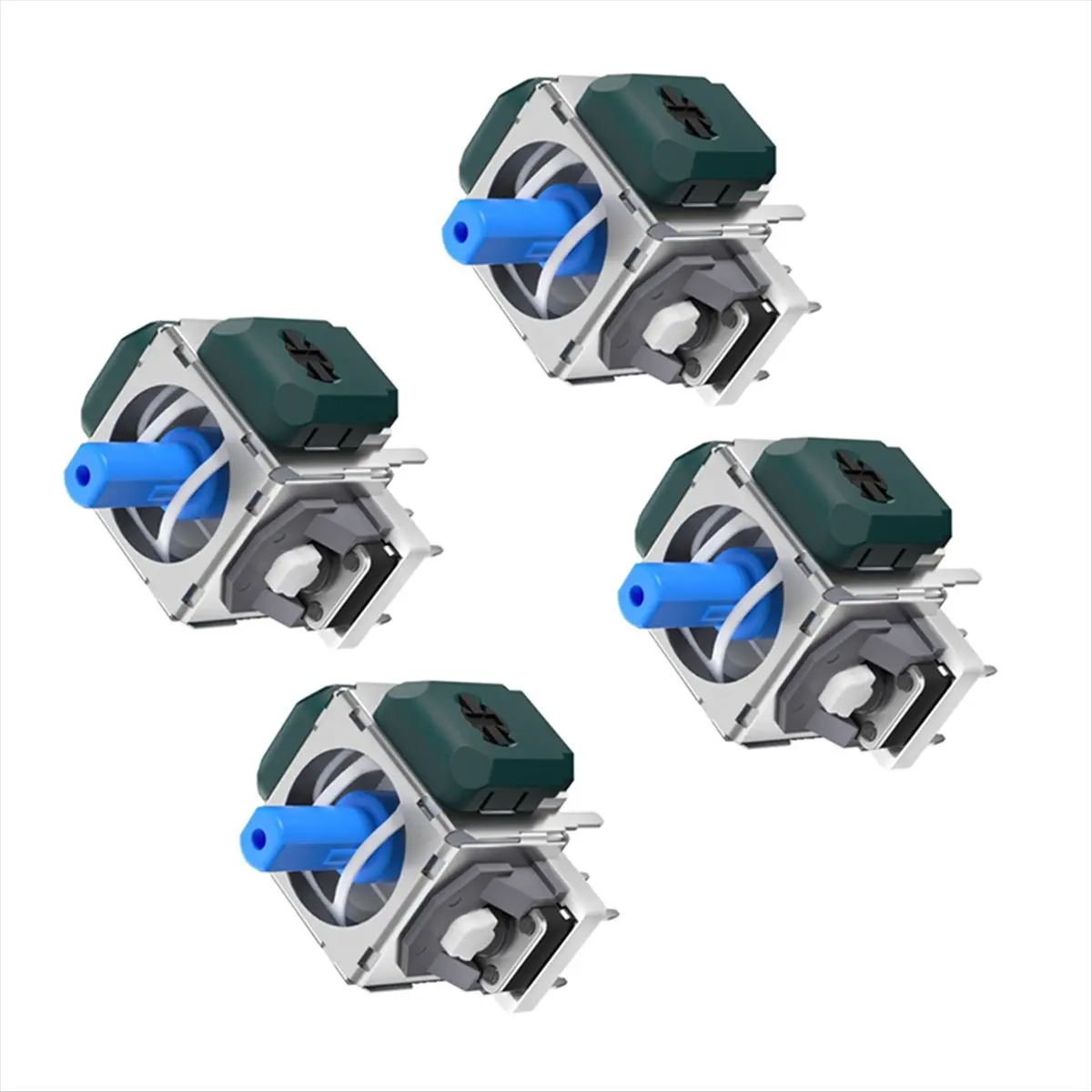 Hot Sale 4Pcs for Switch TMR Electromagnetic Anti Drift Joystick Controller Repair Replacement Gaming Accessories