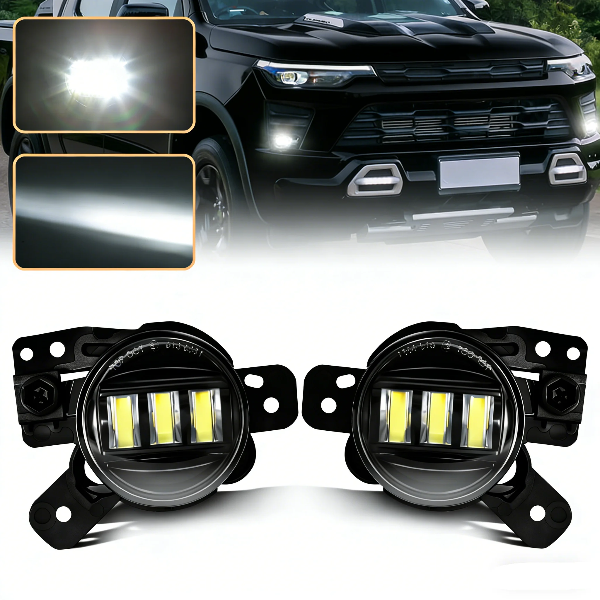 LED Fog Lamp For Chevrolet Colorado 2023 2024 Daytime Running Lights Front Bumper Driving Light Turn Signal Lamp Car Accessories