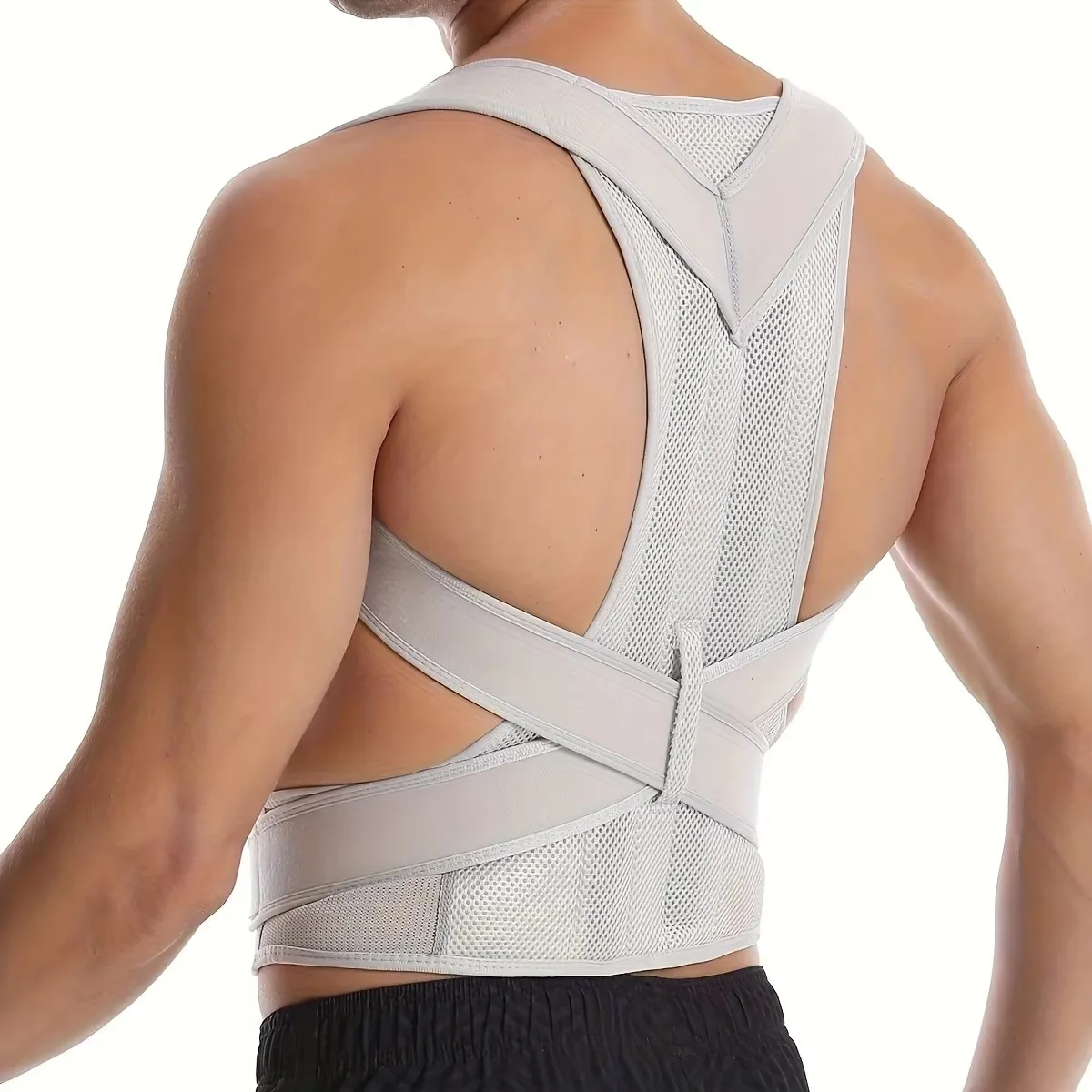 Male Female Adjustable Posture Corrector Corset Back Brace Belt Lumbar Support Straight Corrector Breathable Back Support S-XXXL