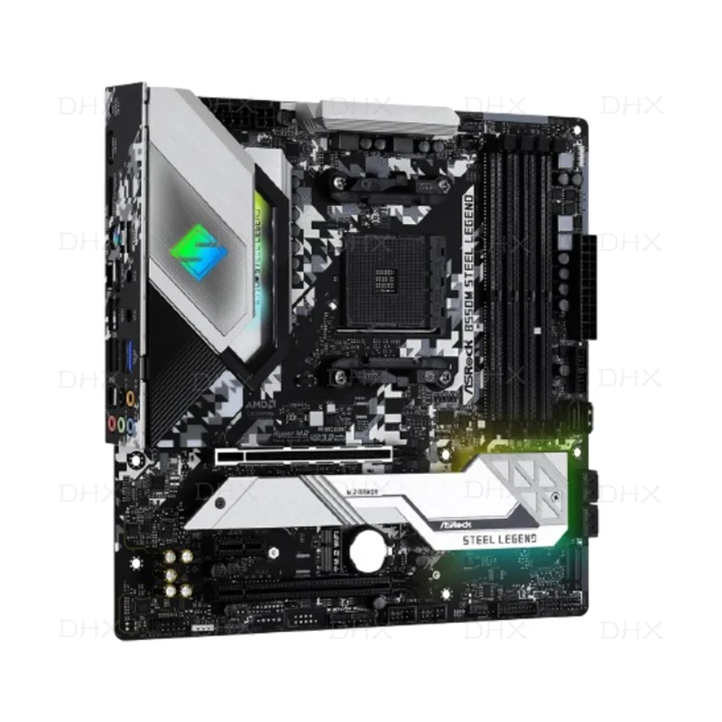 ATX Mainboard DDR4 B550 Micro For ASROCK B550M STEEL LEGEND Motherboard 128GB HDMI M.2 Socket AM4 100% Tested Fully Work DH