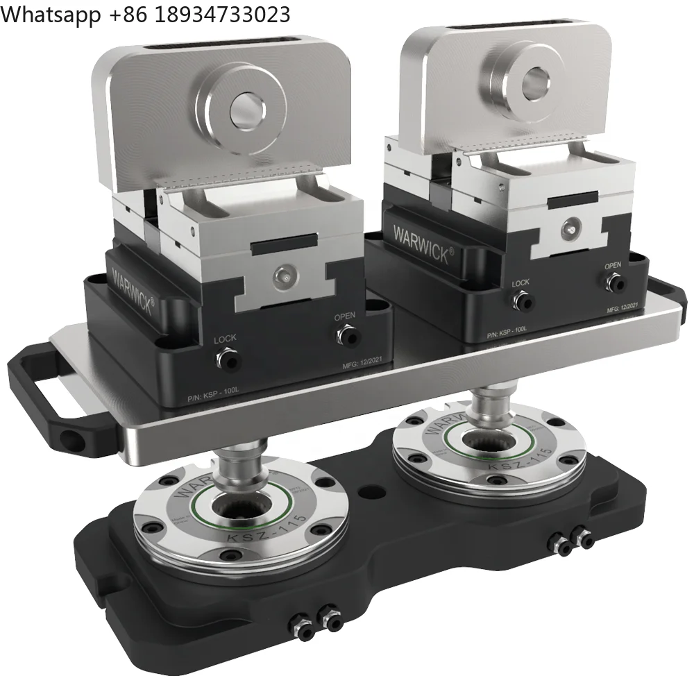 KSZ115-T2 Promotional CNC  zero Point Quick Change Pallet System 2 Way Clamping Stations Modules for Heavy Duty Machining