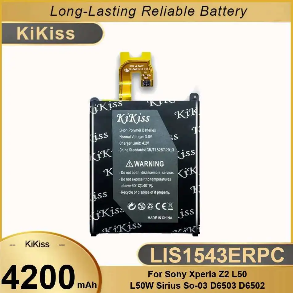 

Mobile Phone Battery LIS1543ERPC 4200mAh For Sony Xperia Z2 L50 L50w Sirius SO-03 D6503 D6502