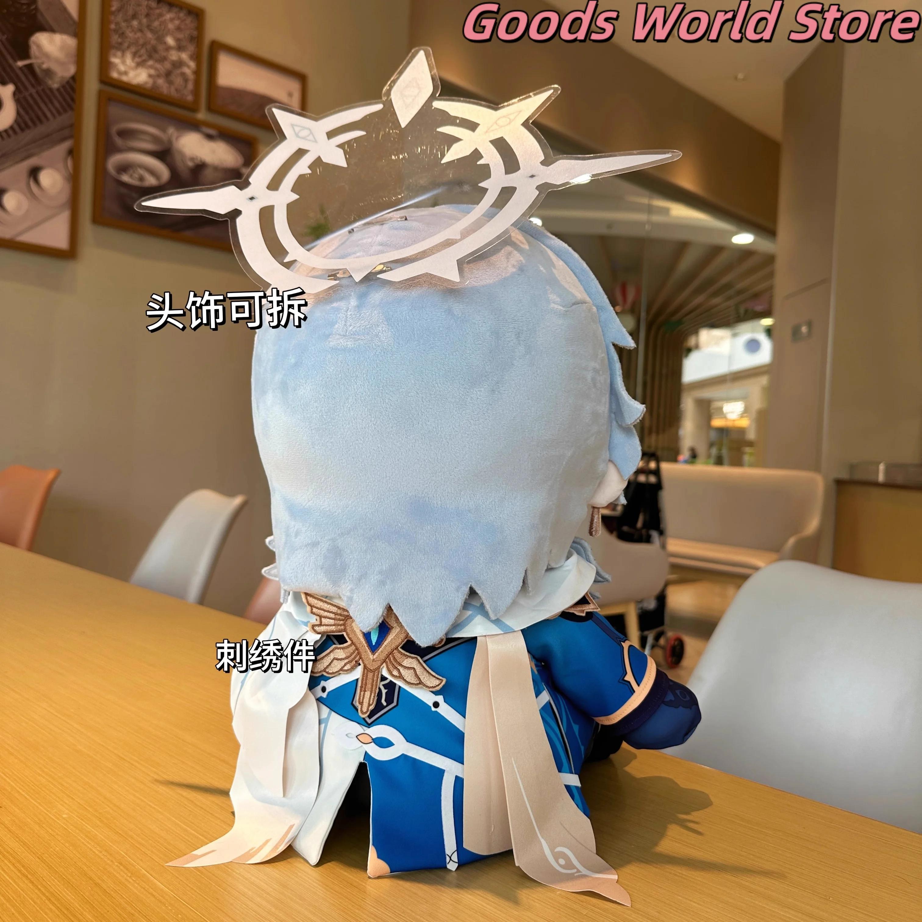 Ornamen Model Postur Duduk Minggu Kostum Cosplay Minggu Rel Bintang Honkai Permainan Mihoyo Hadiah Ulang Tahun Model Kartun Lucu Anime