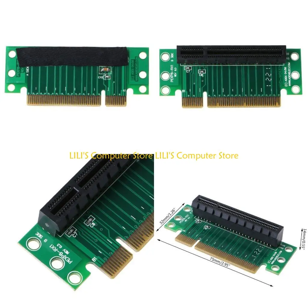 

A52B для 1U/2U, комплекты компьютерных аксессуаров PCI для Express 8X, конвертер переходной платы с переходником на 90 градусов,