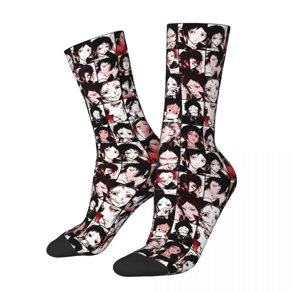 Bungou Stray Dogs Chuuya Nakahara Men Women Socks Windproof Novelty Spring Summer Autumn Winter Stockings Gift