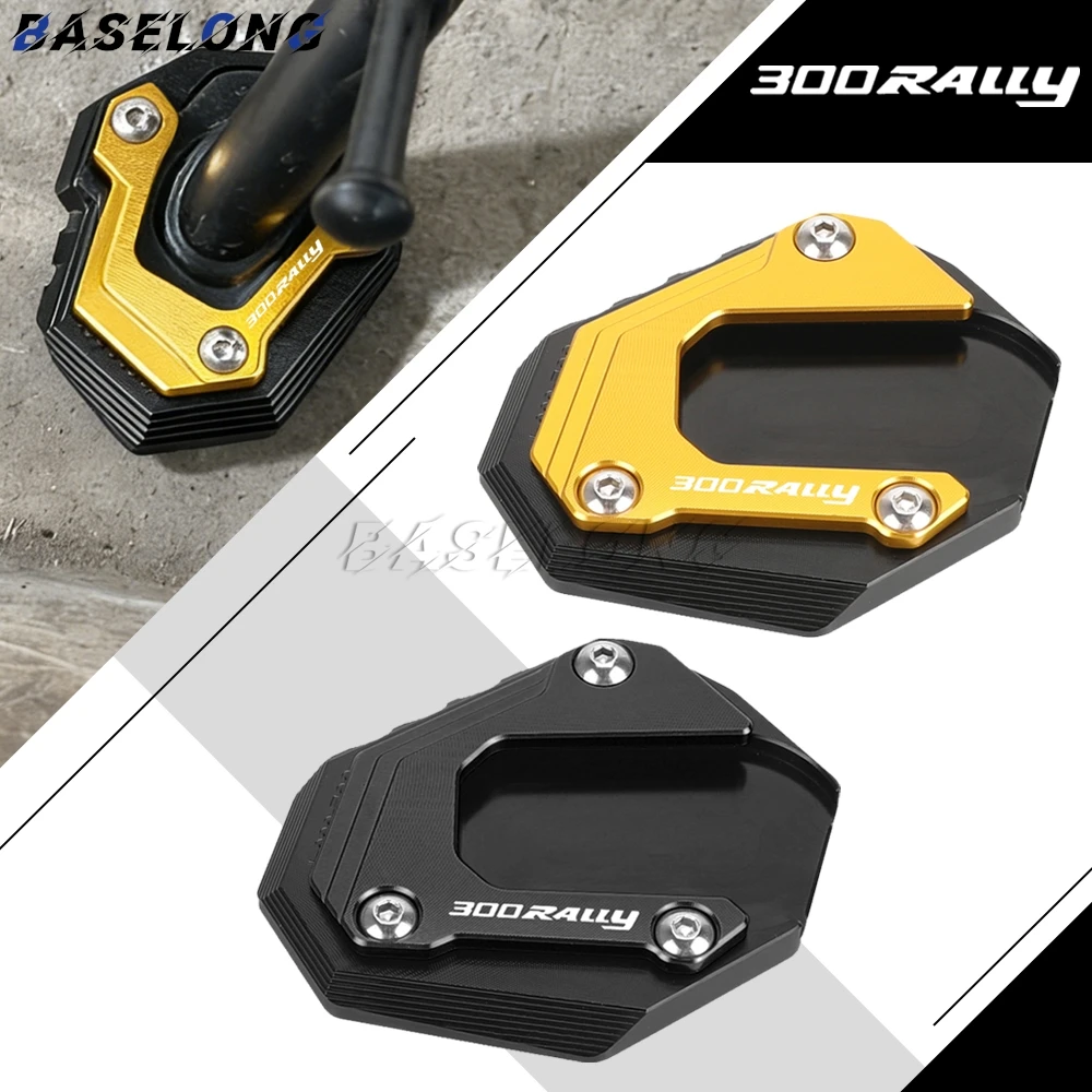 

Motorcycle Kickstand Enlarger Side Stand Extension Plate Pads For Loncin VOGE 300 RALLY 300 300RALLY 300GY 2023 2024 2025 2026