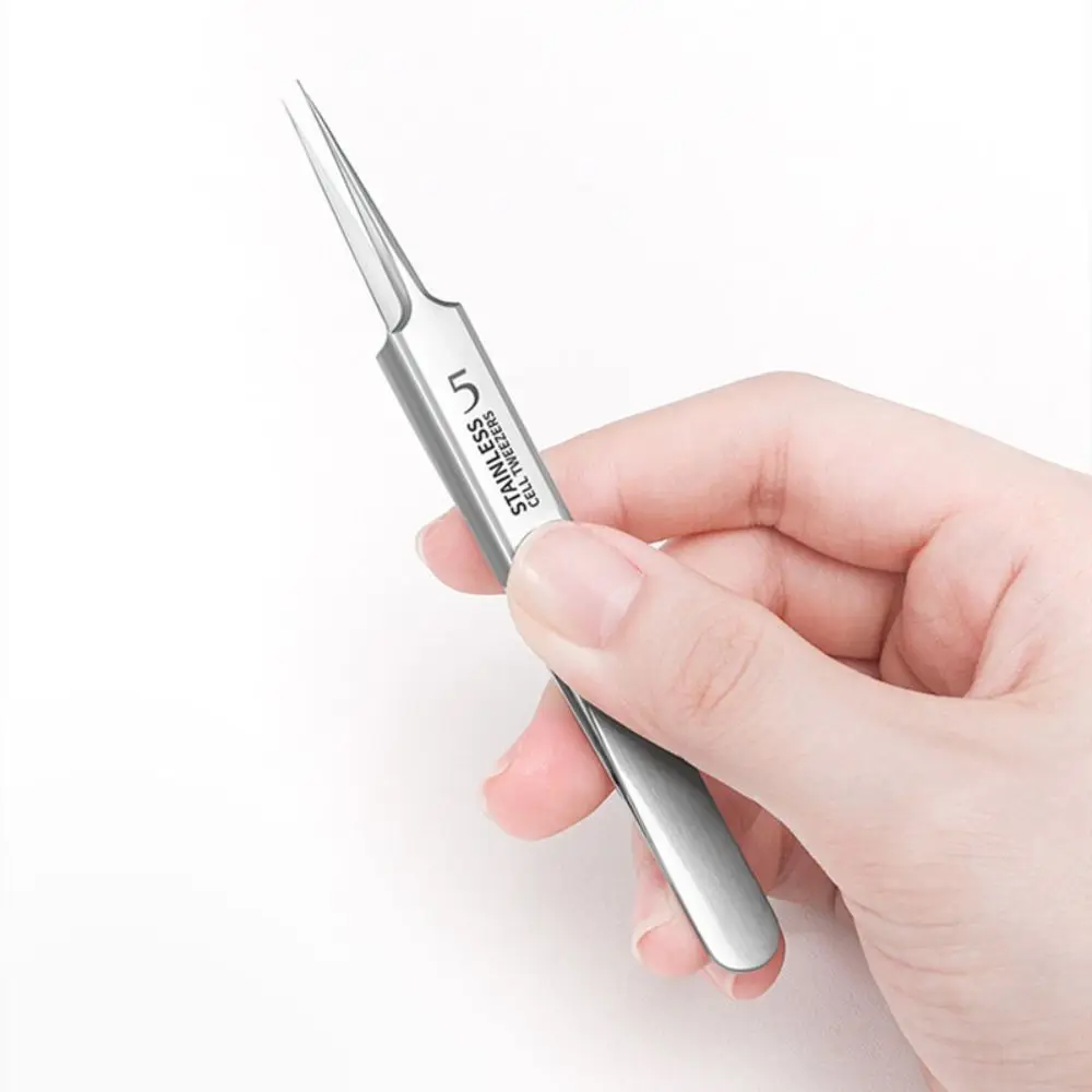 8pcs/set Ultra-fine Deep Cleaner Scraping & Closing Beauty Salon Blackhead Tweezers Acne Needle Cell Clip Pimple Remover
