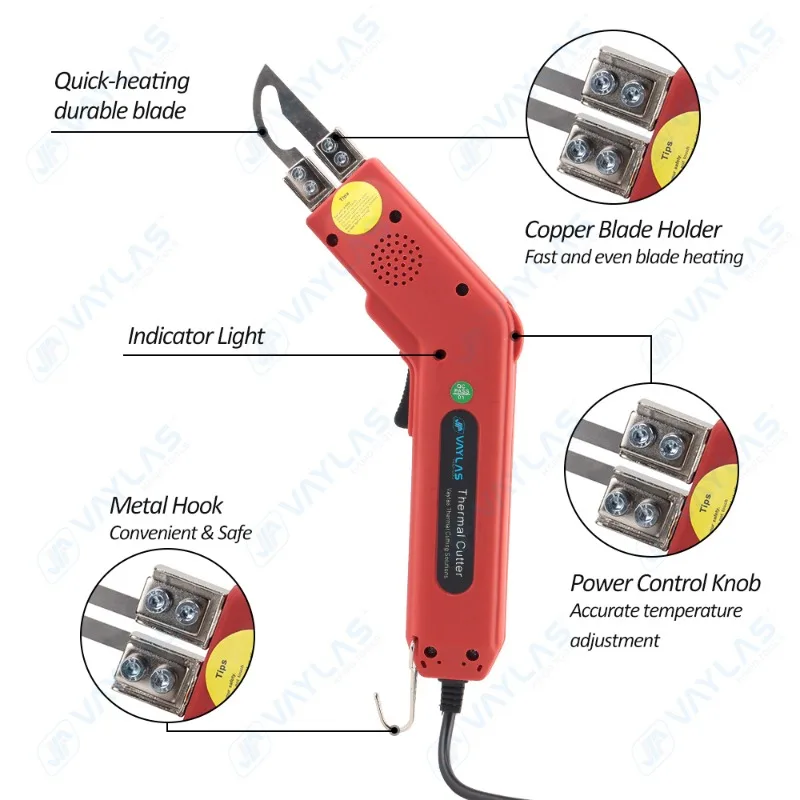 Foam Cutter Pro Electric Hot Knife Styrofoam Heat Cutter Fabric Cutting Tool Kit with Adjustable Temperature Fast Heating Cutter