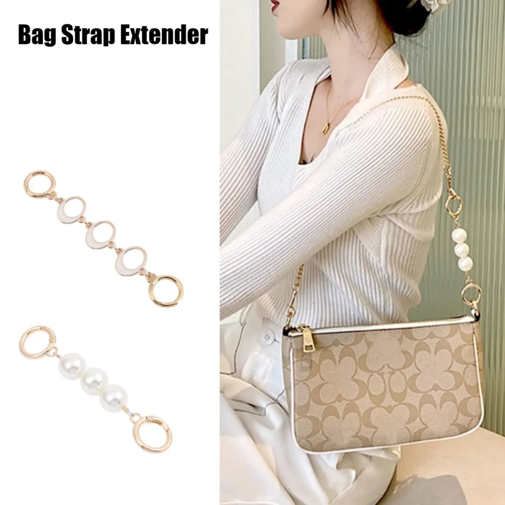 

Bag Strap Extender Replacement Accessory for COACH Tabby Bag Metal Chain for Imitation Pearl Bead Purse Handbags Shoulder Bags