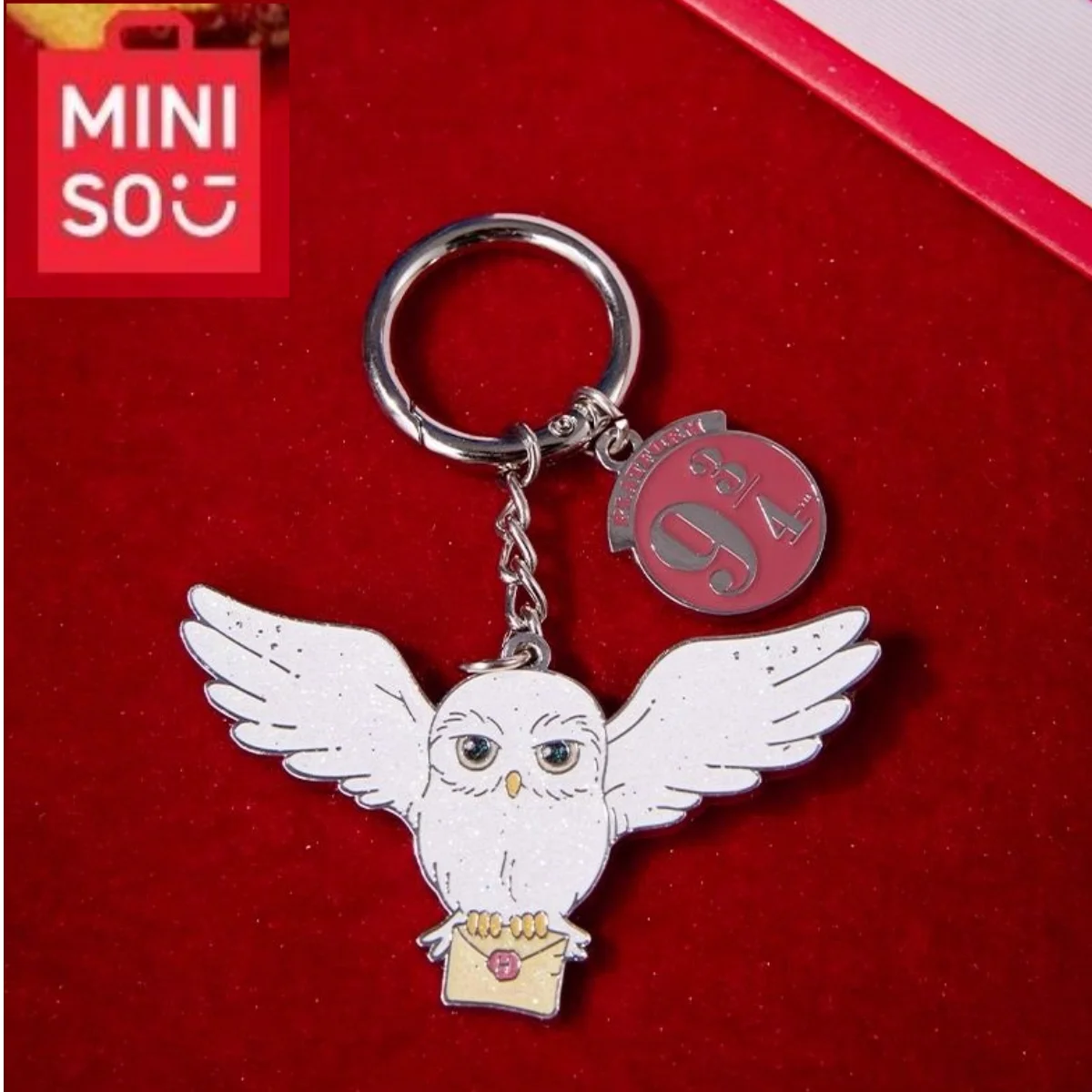 MINISO Harry Potter série Hedwig pendentifs porte-clés anime mignon sac ornement poupée jouets Halloween cadeaux d'anniversaire pour enfants