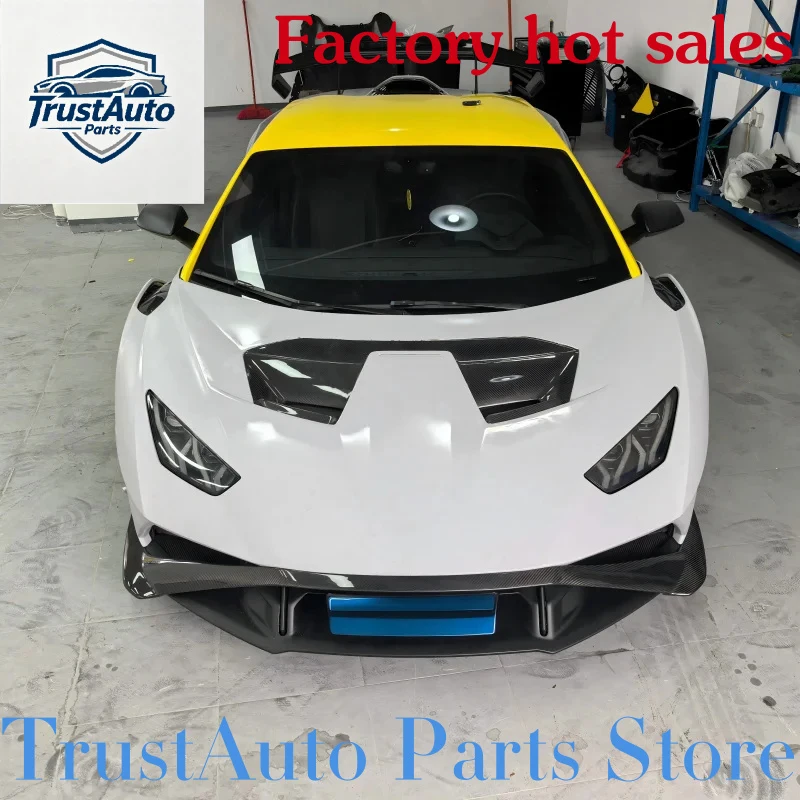 

Hot Selling TreasuresPremium Car Accsori Dry Carbon EVO Upgr STO Body Kit Full Set Front Lip Bumper Hood WiTrustAuto Parts Store