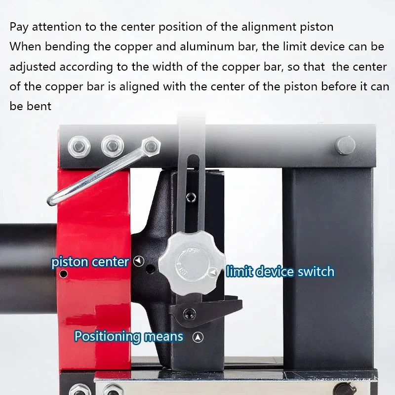 Portable 16T CB-150D Electric Hydraulic Manual Bender 10MM Thickness Aluminum/Copper/Stainless Steel Busbar Bending Tool