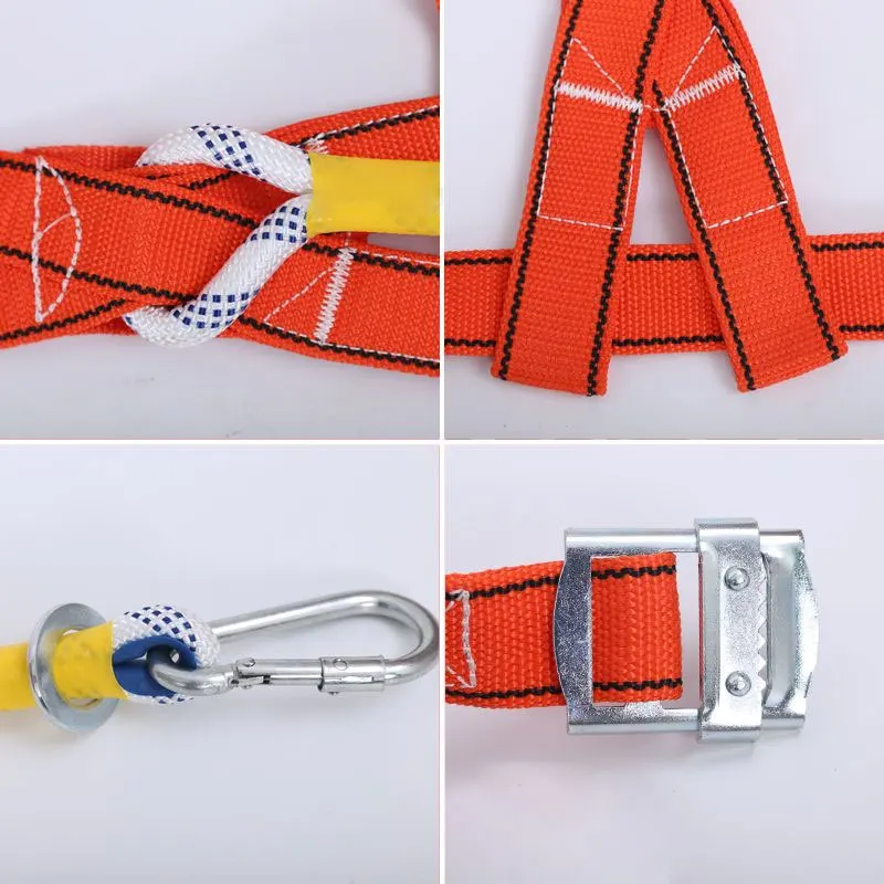 Adjustable Lanyards Safe Belts High-altitude Safety Strap Fall Protection Fall Arrest Kite Climbing Lanyards Ladder Safety Belts