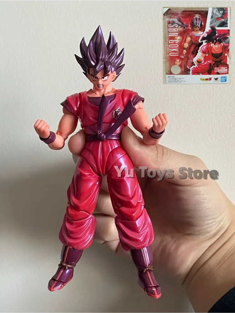 

Original Bandai Shfiguarts Dragon Ball Son Goku Kaiouken Instinct Anime Action Collection Figures Model Toys Gift Kids In Stock