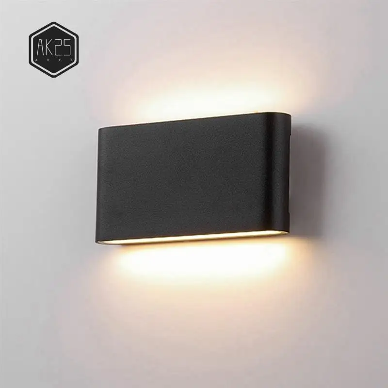 

AK25-LED Outdoor Waterproof Wall Light Patio Porch Garden Light Aisle Decorative Double End Illuminated Wall Light
