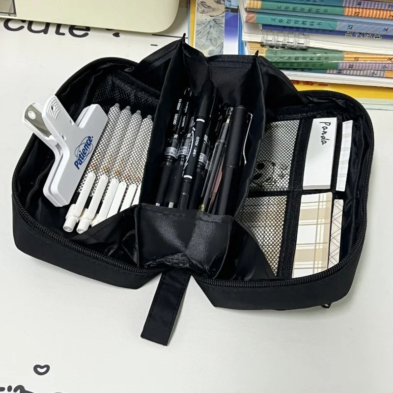 

Kawaii пеналы большой емкости пенал сумка-держатель коробка для девочек офисные студенческие канцелярские принадлежности органайзер школьные принадлежности