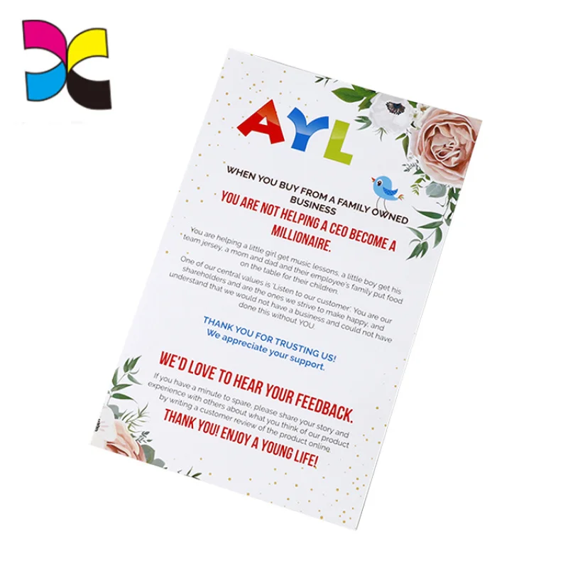 custom.Glossy Paper Made Custom Full Color A5 Brochure Flyers Printing