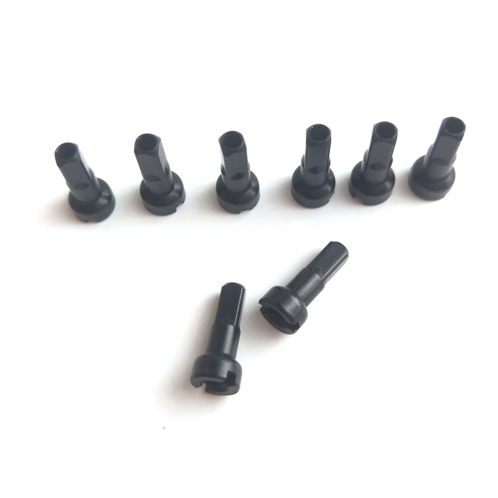 Light Pillar MV Round Head Nipples 14G 2.0 MTB DH AM FR Black High Strength Spoke Nipple 12mm 14mm 16mm 14Gauge Aluminum Alloy