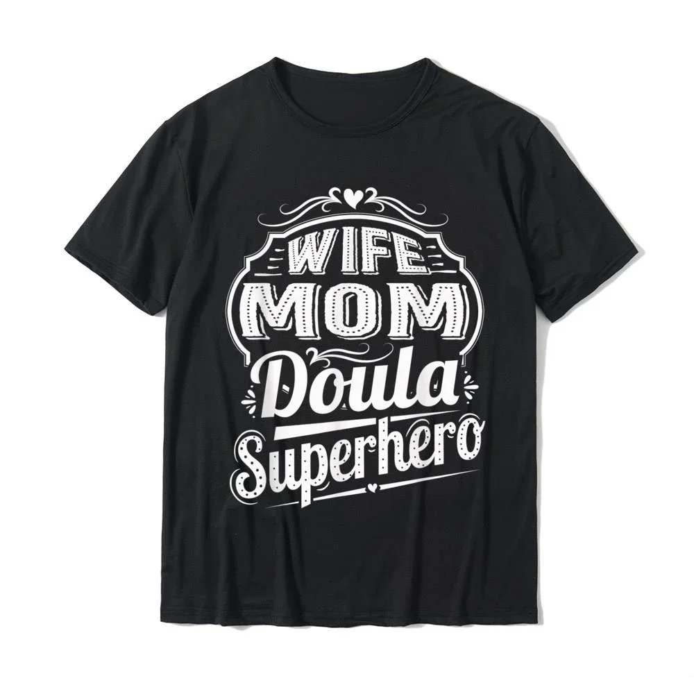 

On Sale Cotton Men Tops & Tees Leisure new Doula Let's Doula This Midwife Gift Home Birth Doula Gift T-Shirt Customized T Shirts