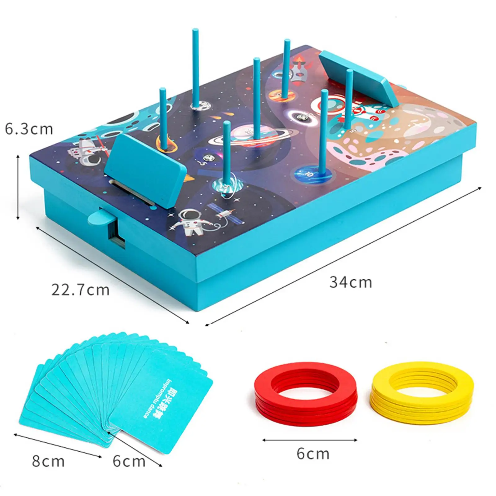 

for Kids Battle Game Stable Montessori Educational Toys Portable Throwing Ring Toy Ring Tossing Game for Sports Boys Girls