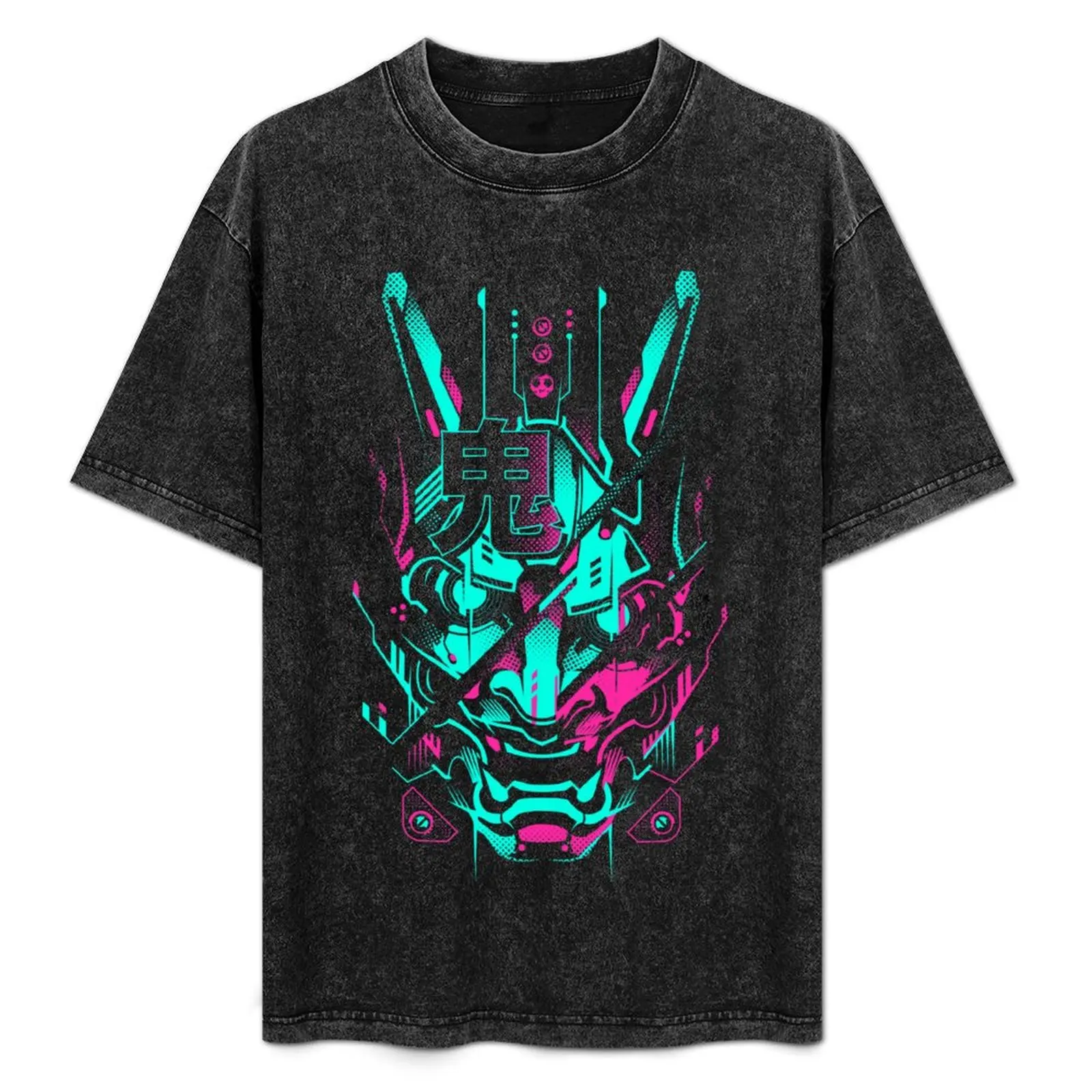 

Oni Glitch - Neon Ver T-Shirt anime plus size tops street wear mens designer clothes