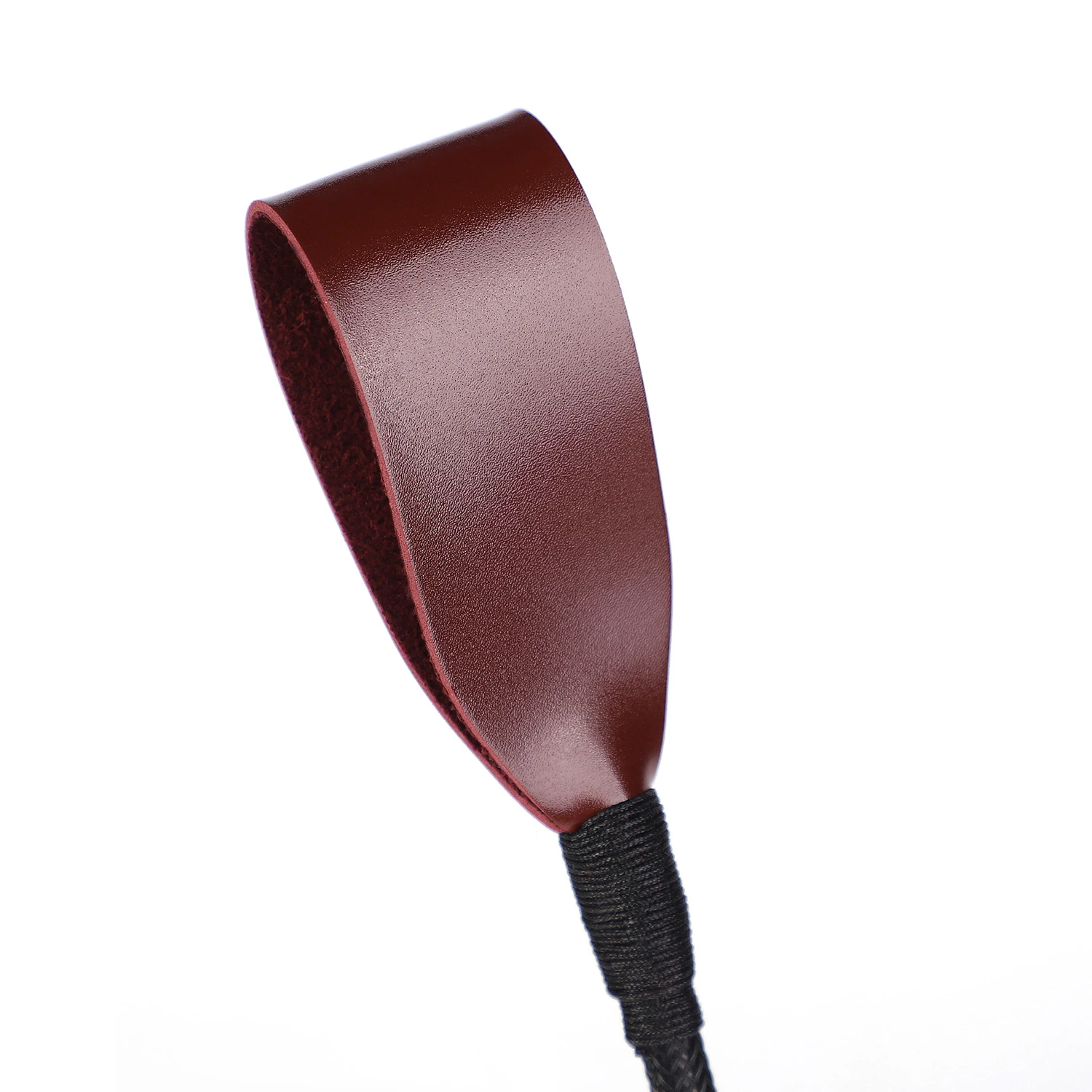 بو الجلود ركوب الحصان سوط ، عالية الجودة ، النبيذ الأحمر ، المحاصيل الفروسية ، المحاصيل