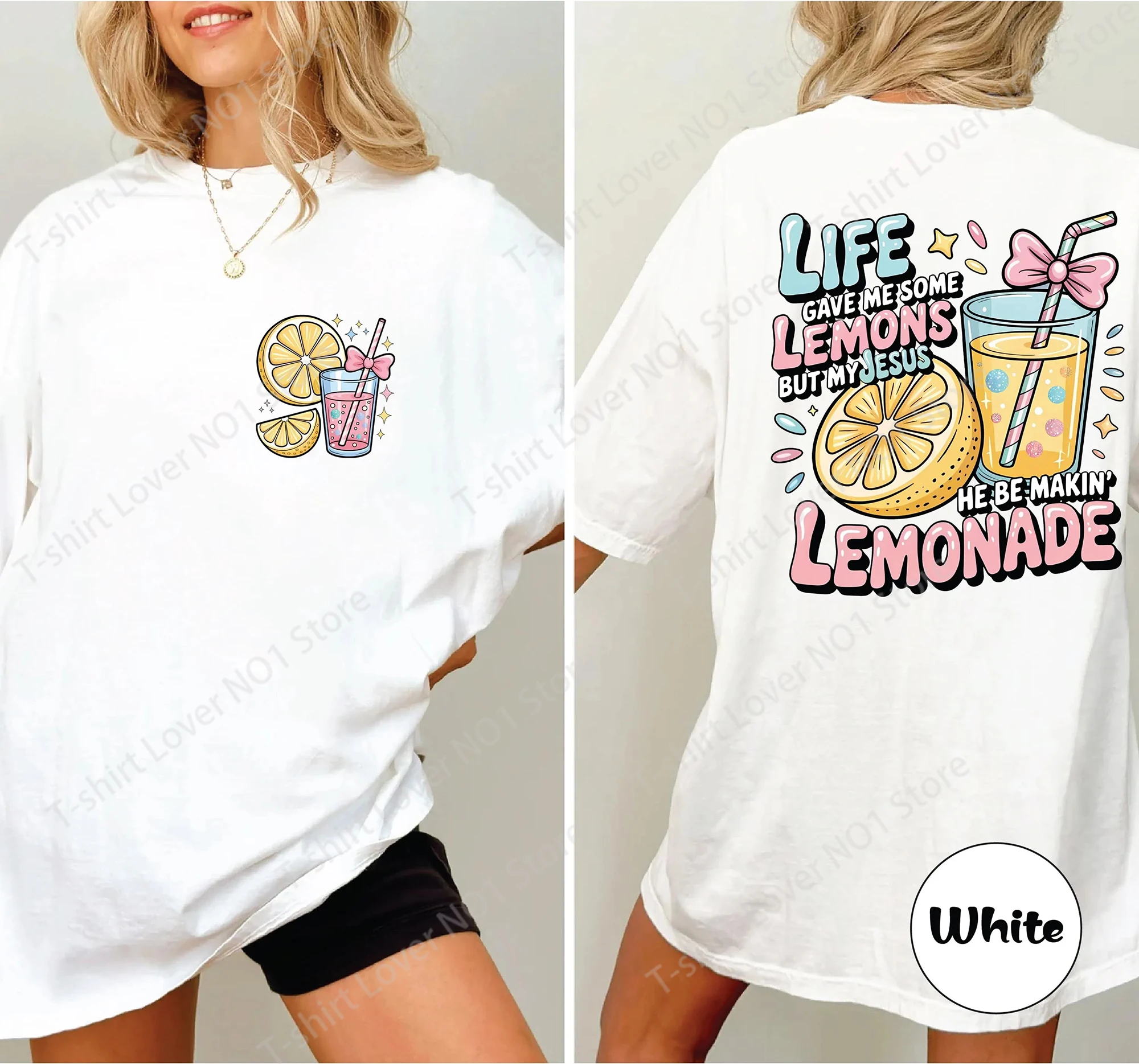 

Funny Shirt Life Gave Me Some Lemons But My Jesus He Be Makin' Lemonade Jesus Lemonade Lemonade Shirt Unisex Summer T Shirts