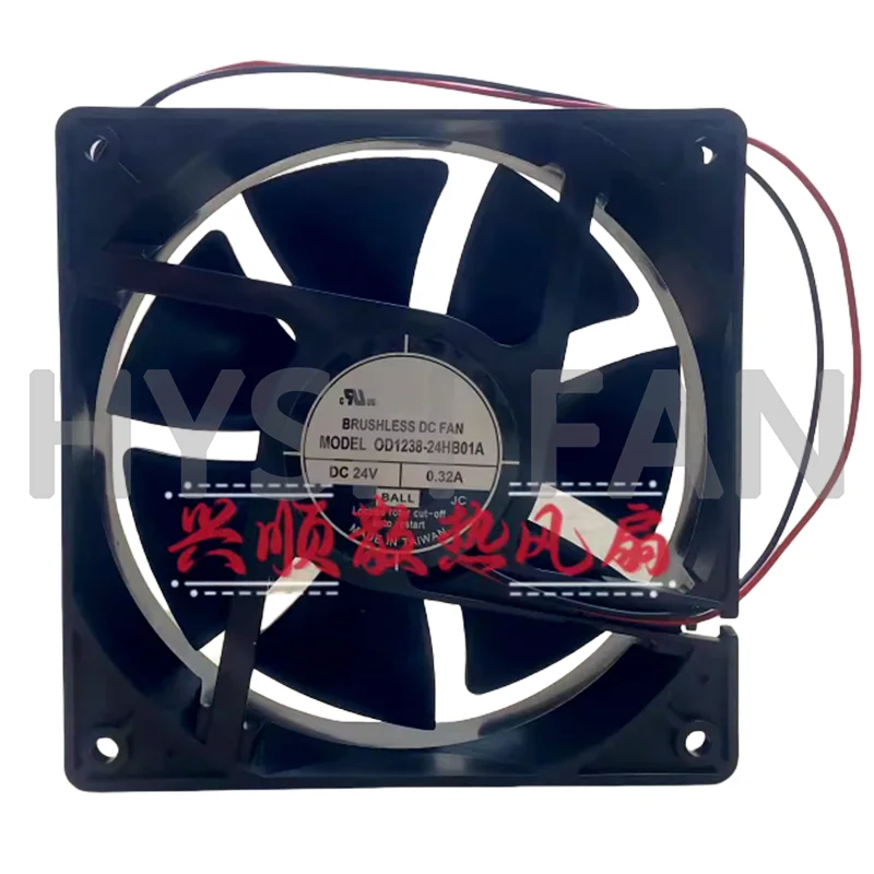 

OD1238-24HB01A новый оригинальный 24V 0.32A 12038 охлаждающий вентилятор