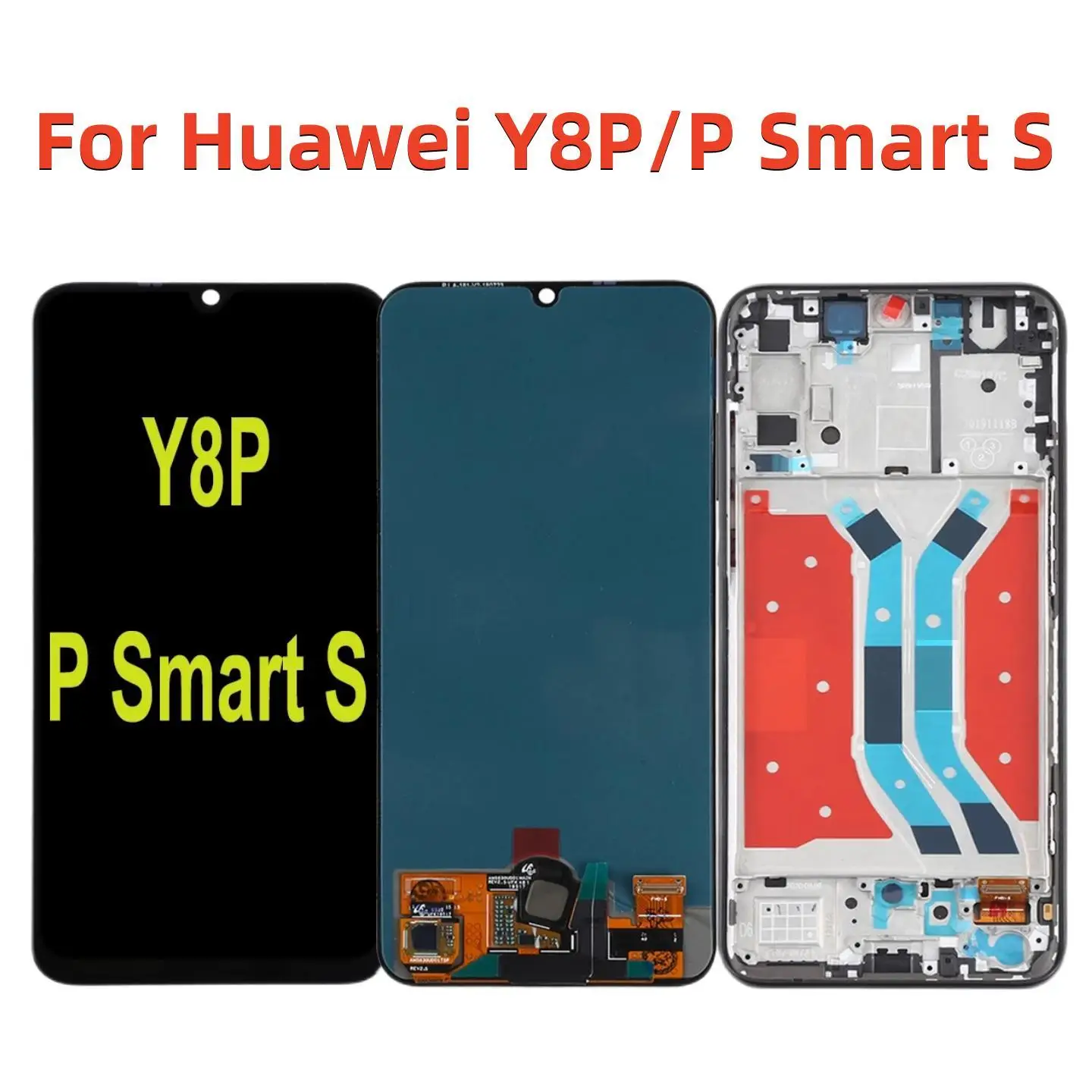 For Huawei Y8P AQM-LX1 LCD Display Touch Screen Digitizer Assembly For Hauwei P Smart S PSmartS LCD Display Original 6.3