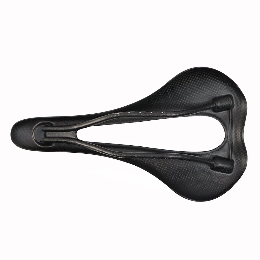 Selle de vélo de route creuse en fibre de carbone pour hommes et femmes, siège de cyclisme en plein air, coussin de sport, pièces de vélo, Selle